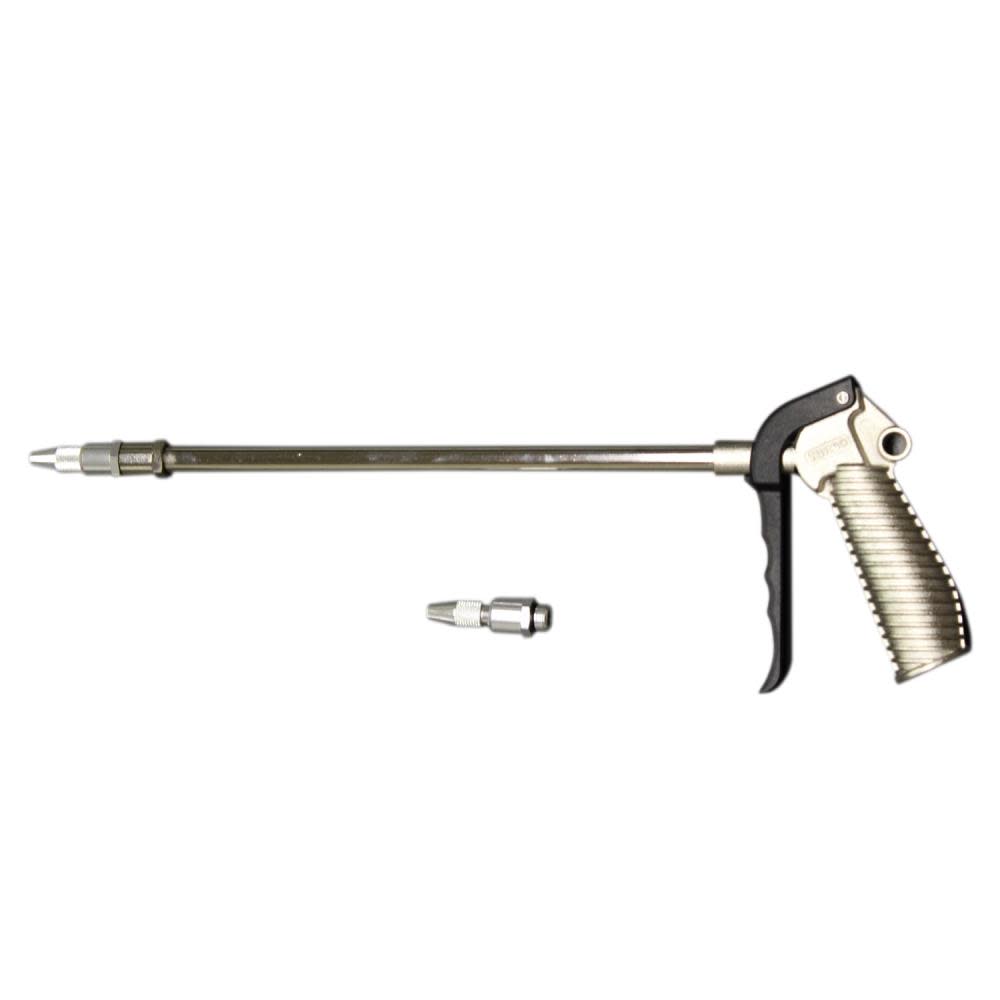 Milton S-182 Turbo Pistol Grip Blow Gun – 10″ Extended Reach and Adjustable Nozzle – 40 CFM – 230 Max PSI - Ascmtools