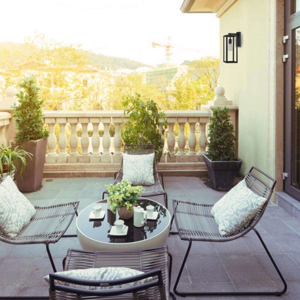 Globe Electric Vintage Matte Black 60W Hurley 1 Light - Ascmtools