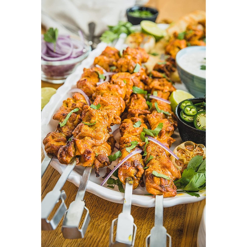 Napoleon Shish Kebab Skewer Set Rotisserie Stainless Steel - Ascmtools