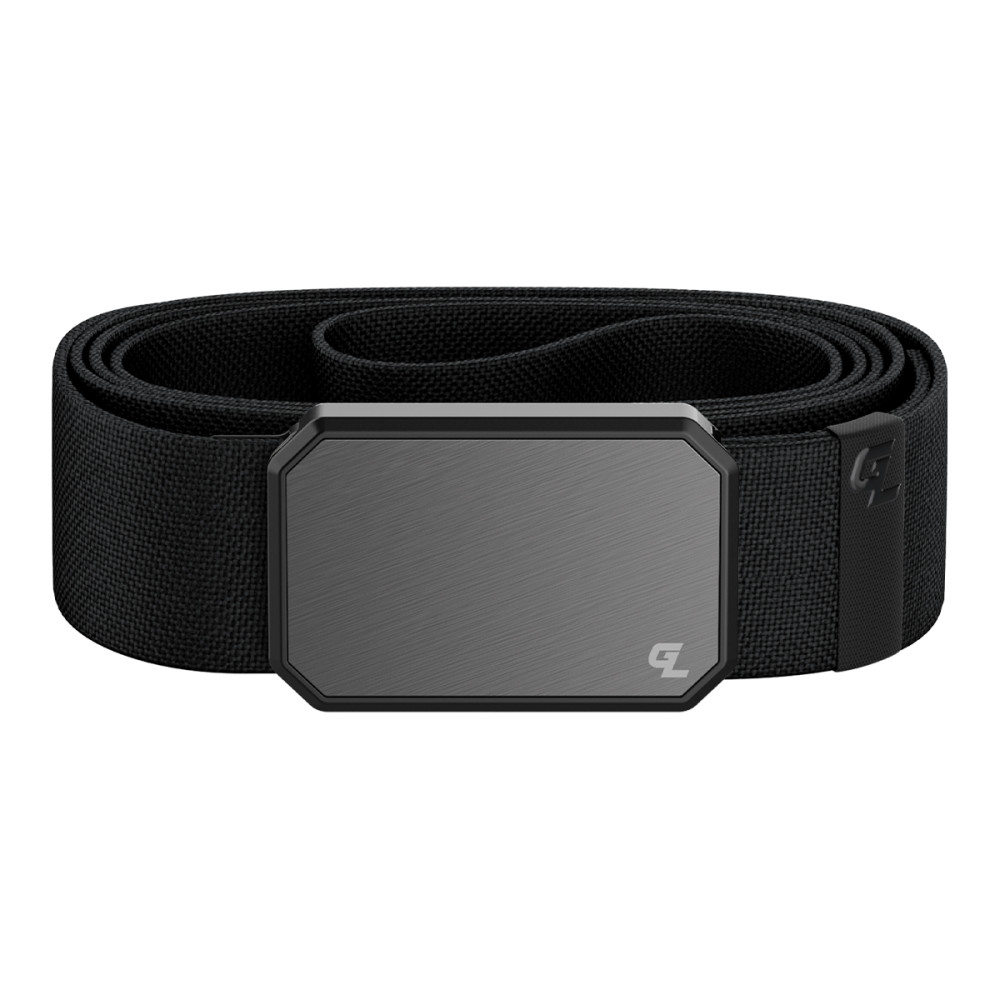 Groove Life Black Belt with Gun Metal Magnetic Buckle - Ascmtools