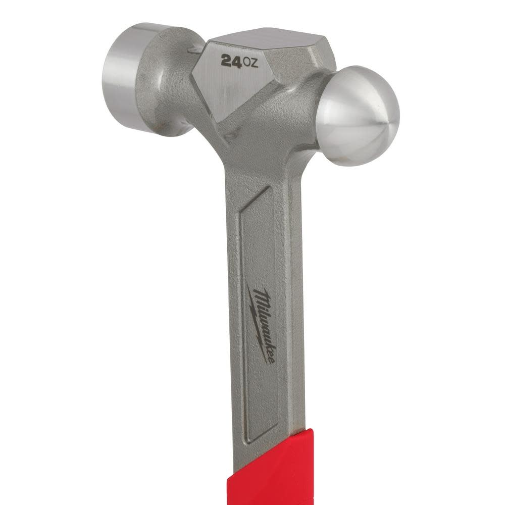 Milwaukee 24oz Steel Ball Peen Hammer - Ascmtools