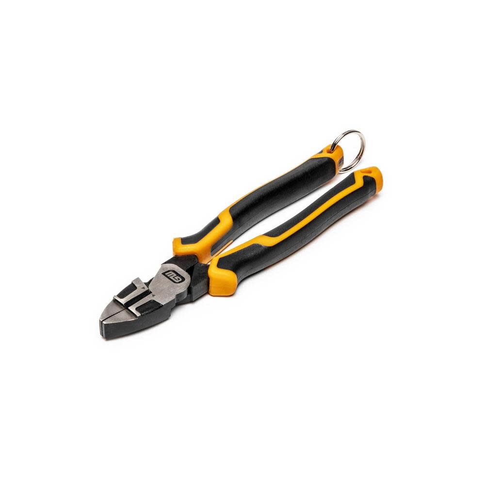 GEARWRENCH Pitbull Lineman’s Pliers 8″ Tether Ready Dual Material - Ascmtools