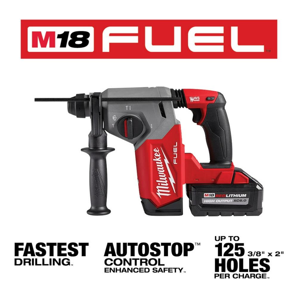 Milwaukee M18 FUEL Rotary Hammer 1″ SDS Plus Kit - Ascmtools