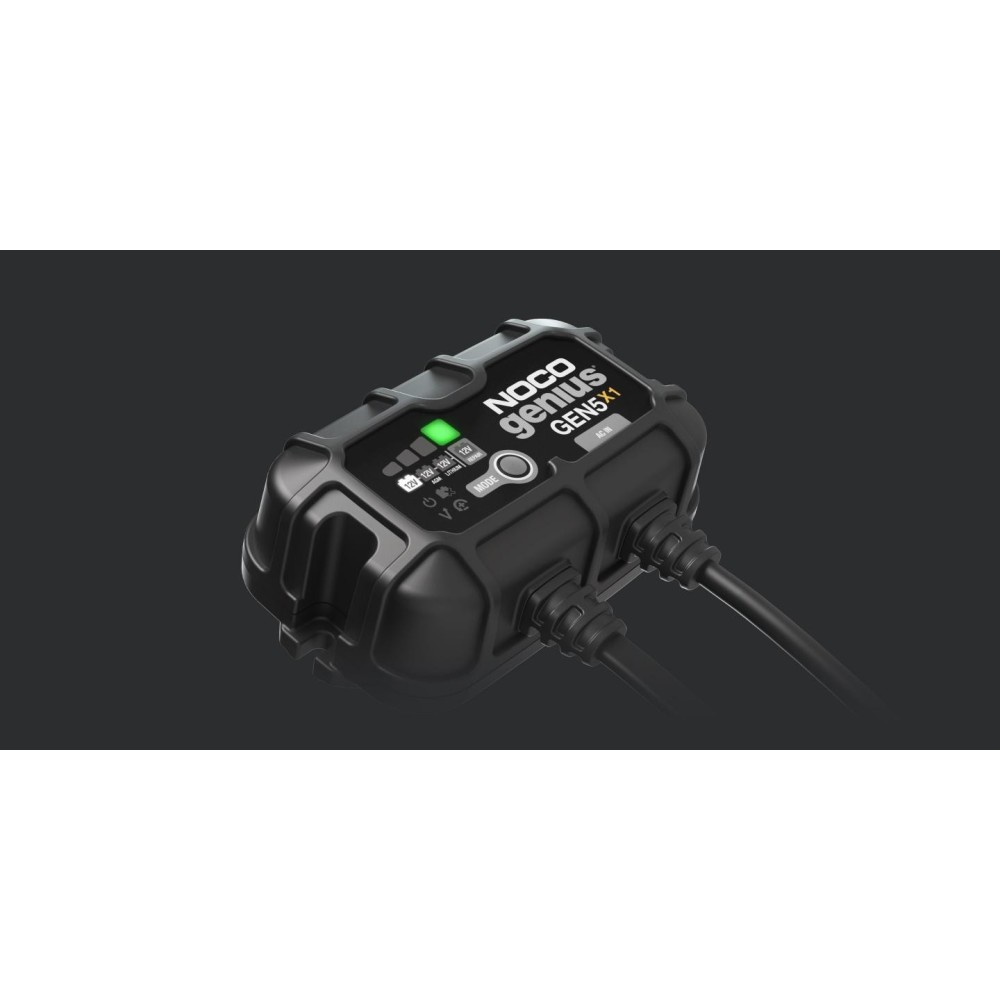 Noco 12V Battery Charger 5A Fully Automatic 1 Bank On Board - Ascmtools