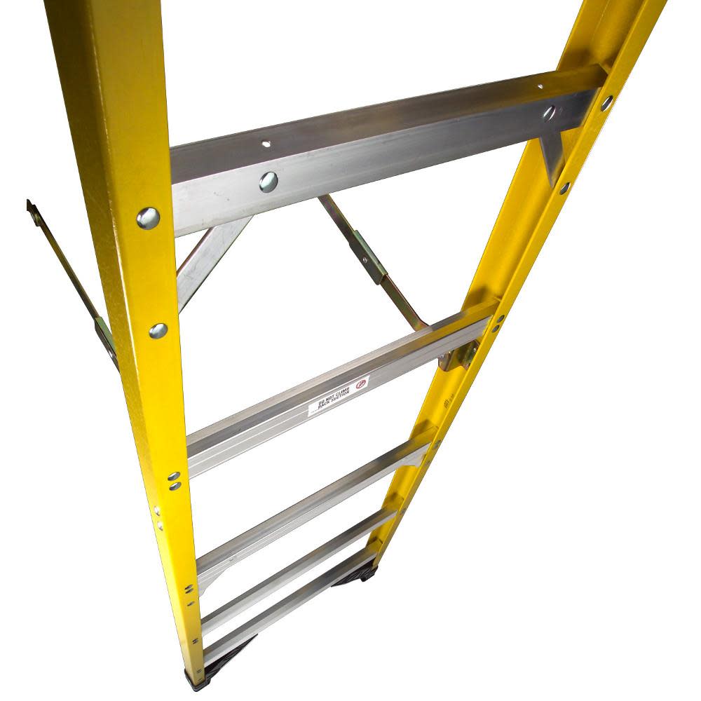 Werner 10ft Type IAA Fiberglass Step Ladder 7310 - Ascmtools