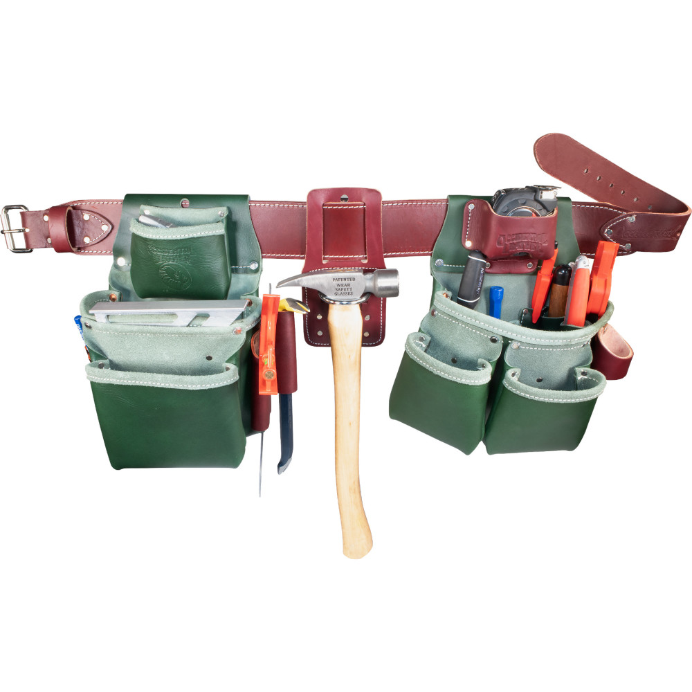 Occidental Leather Pro Framer Tool Belt Green 2X - Ascmtools