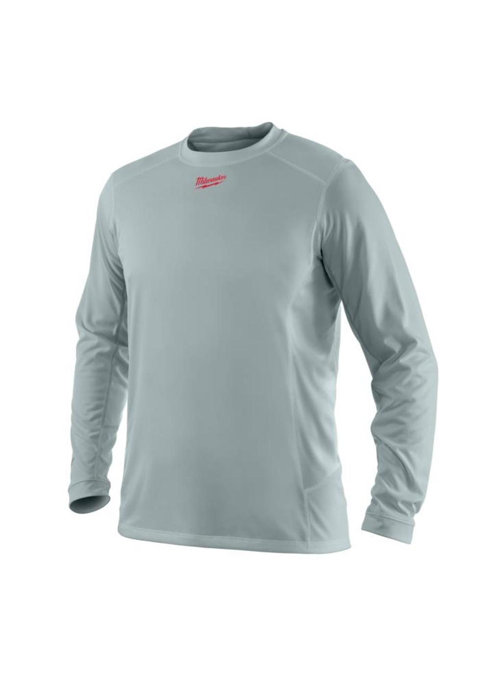Milwaukee WorkSkin Light Weight Performance Long Sleeve Shirt – Gray – 2XL - Ascmtools