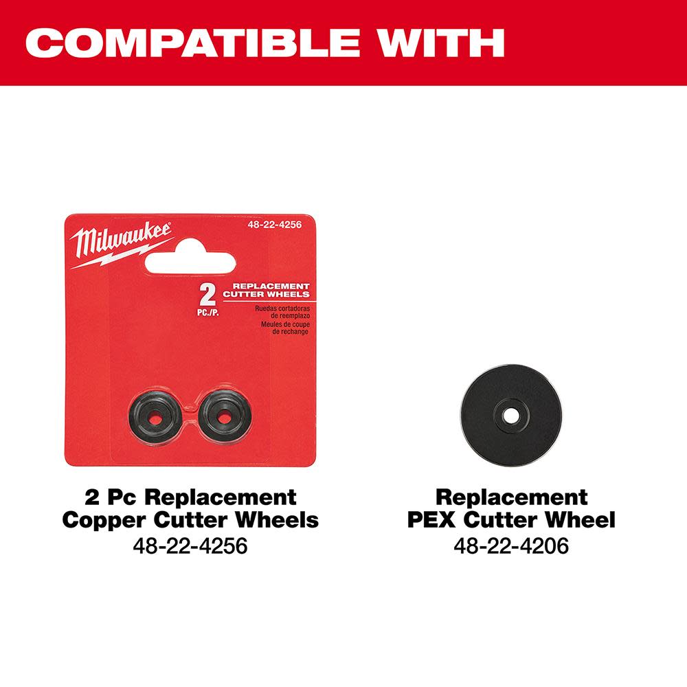 Milwaukee 2-1/2 in. Quick Adjust Copper Tubing Cutter - Ascmtools