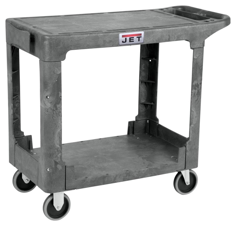 JET PUC-3819 Utility Cart Flat Top Resin 38″ x 19″ - Ascmtools