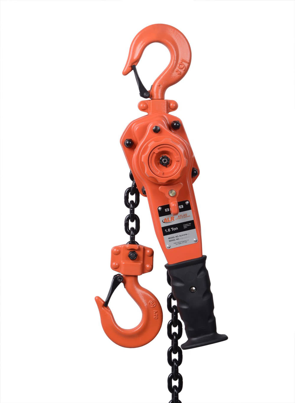 Atlas Lifting and Rigging Lever Hoist 1.5 Ton 10′ Chain 3300 lbs - Ascmtools