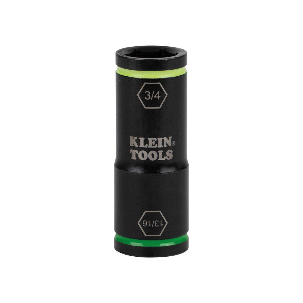 Klein Tools Flip Impact Socket 3/4″ X 13/16″ - Ascmtools