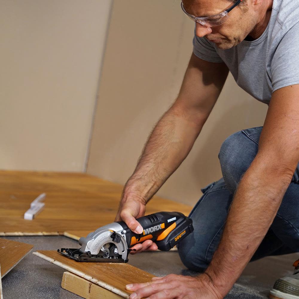 Worx 20v 6-1/2″ Circular Saw ExacTrack Kit - Ascmtools