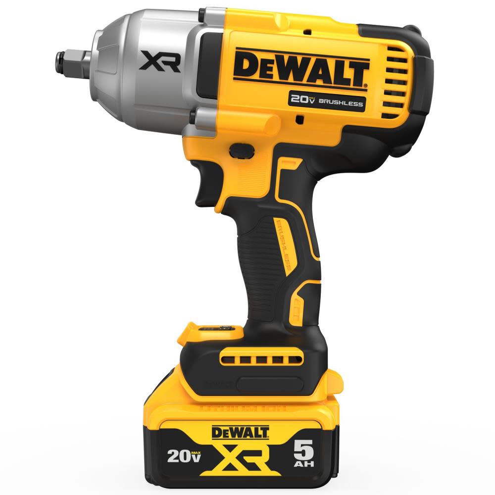 DEWALT 20V MAX XR 1/2″ High Torque Impact Wrench with Hog Ring Anvil Kit - Ascmtools