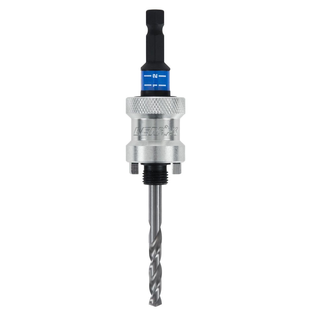 Lenox SNAP-BACK Quick Change Hole Saw Arbor 9/16 – 1 3/16″ 3/8 S - Ascmtools
