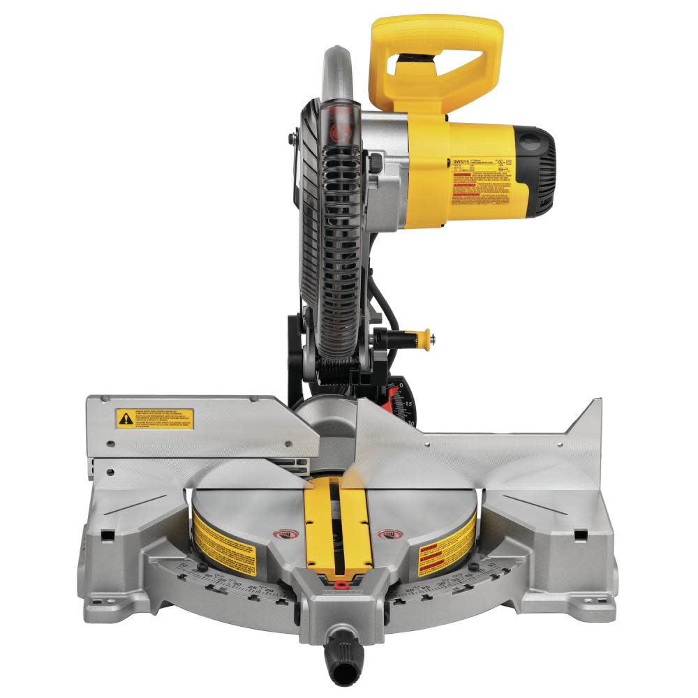 DEWALT 12-in 15-Amp Single Bevel Compound Miter Saw - Ascmtools
