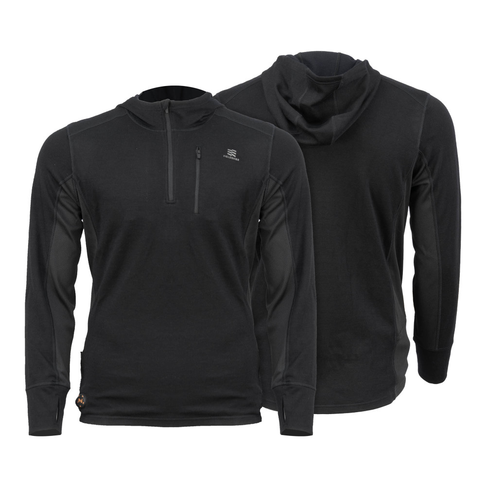 Mobile Warming Merino Heated Baselayer Shirt Mens 7.4V Black 2X - Ascmtools