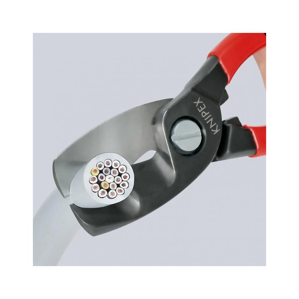 Knipex Cable Shears with Twin Cutting Edge 200 mm - Ascmtools