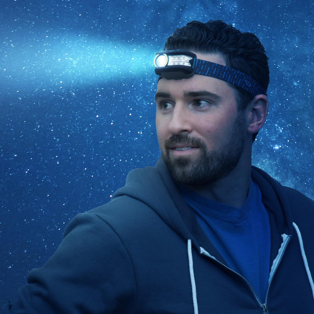 Nite Ize Radiant 300 Headlamp Rechargeable Blue - Ascmtools