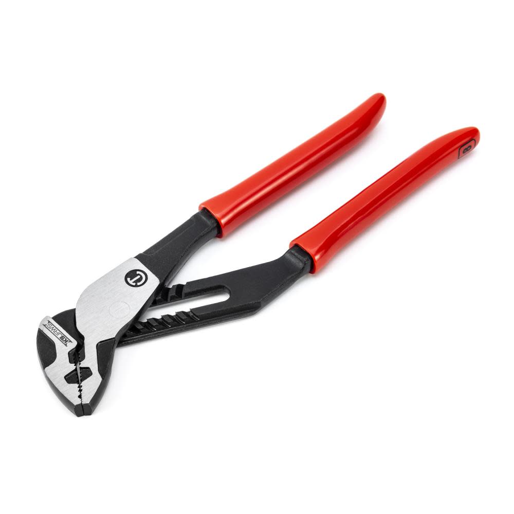 Crescent 8″ Z2 Straight K9 Jaw Tongue and Groove Dipped Pliers - Ascmtools