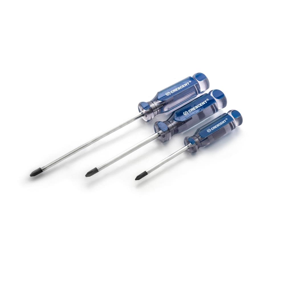 Crescent 6 Pc Phillips Slotted Acetate Screwdriver Set - Ascmtools