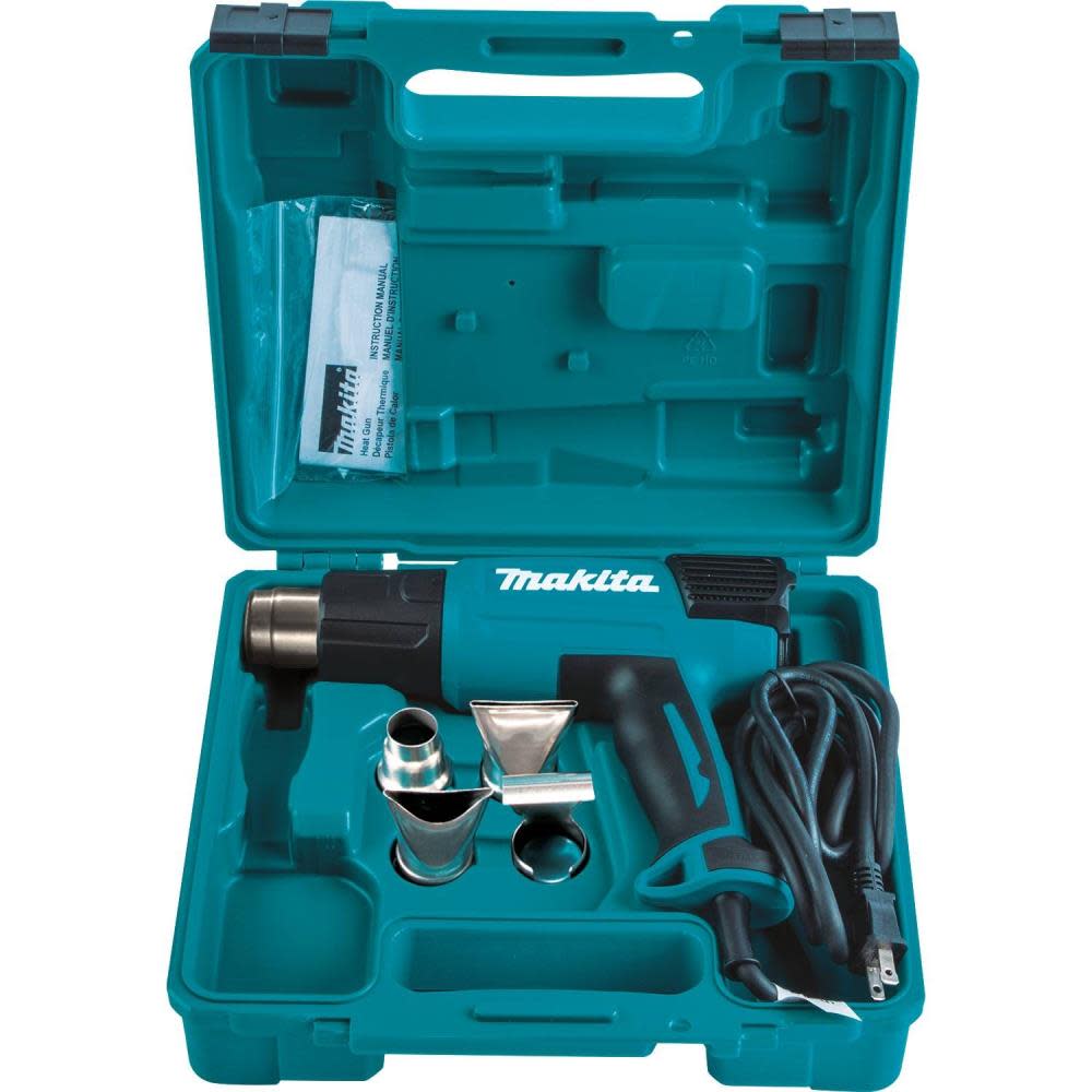 Makita Variable Temperature Heat Gun Kit with LCD Digital Display - Ascmtools