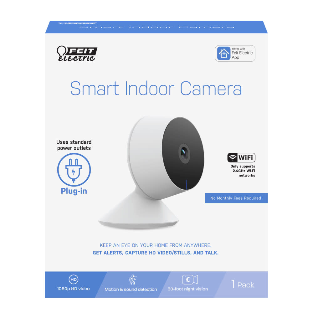 Feit Electric 1080p HD Indoor Smart WiFi Tabletop Camera - Ascmtools