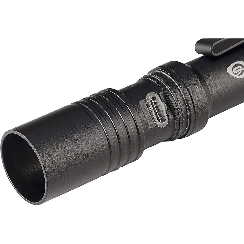 Streamlight MacroStream Black USB Rechargeable LED Flashlight - Ascmtools