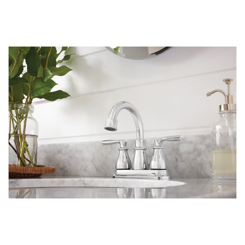 Moen Hilliard Bathroom Faucet Chrome 2 Handle High Arc - Ascmtools