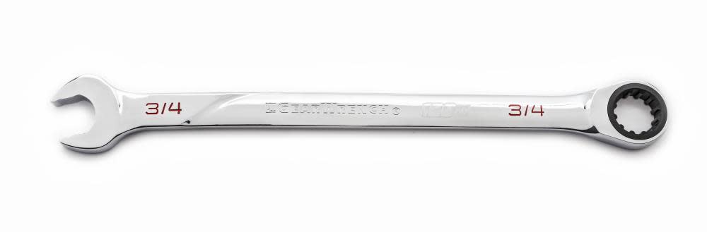 GEARWRENCH 120XP Combination Ratcheting Wrench Universal Spline XL 3/4 In. - Ascmtools