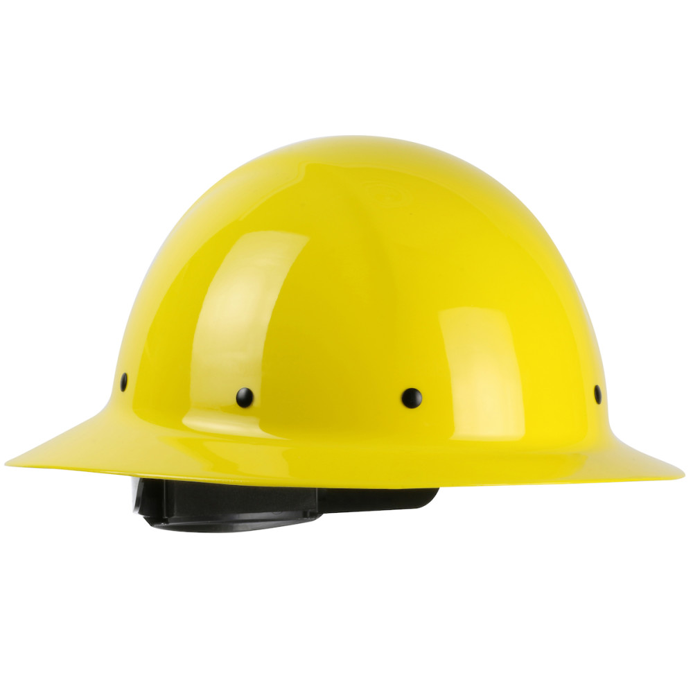 Protective Industrial Products Dynamic Wolfjaw Hard Hat Yellow Full Brim Smooth Dome - Ascmtools