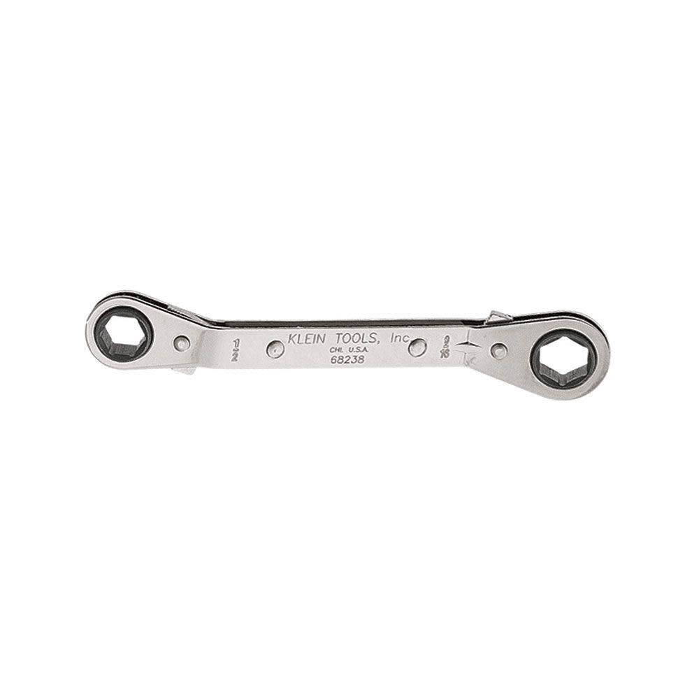 Klein Tools Reversible Box Wrench 1/2″ x 9/16″ - Ascmtools