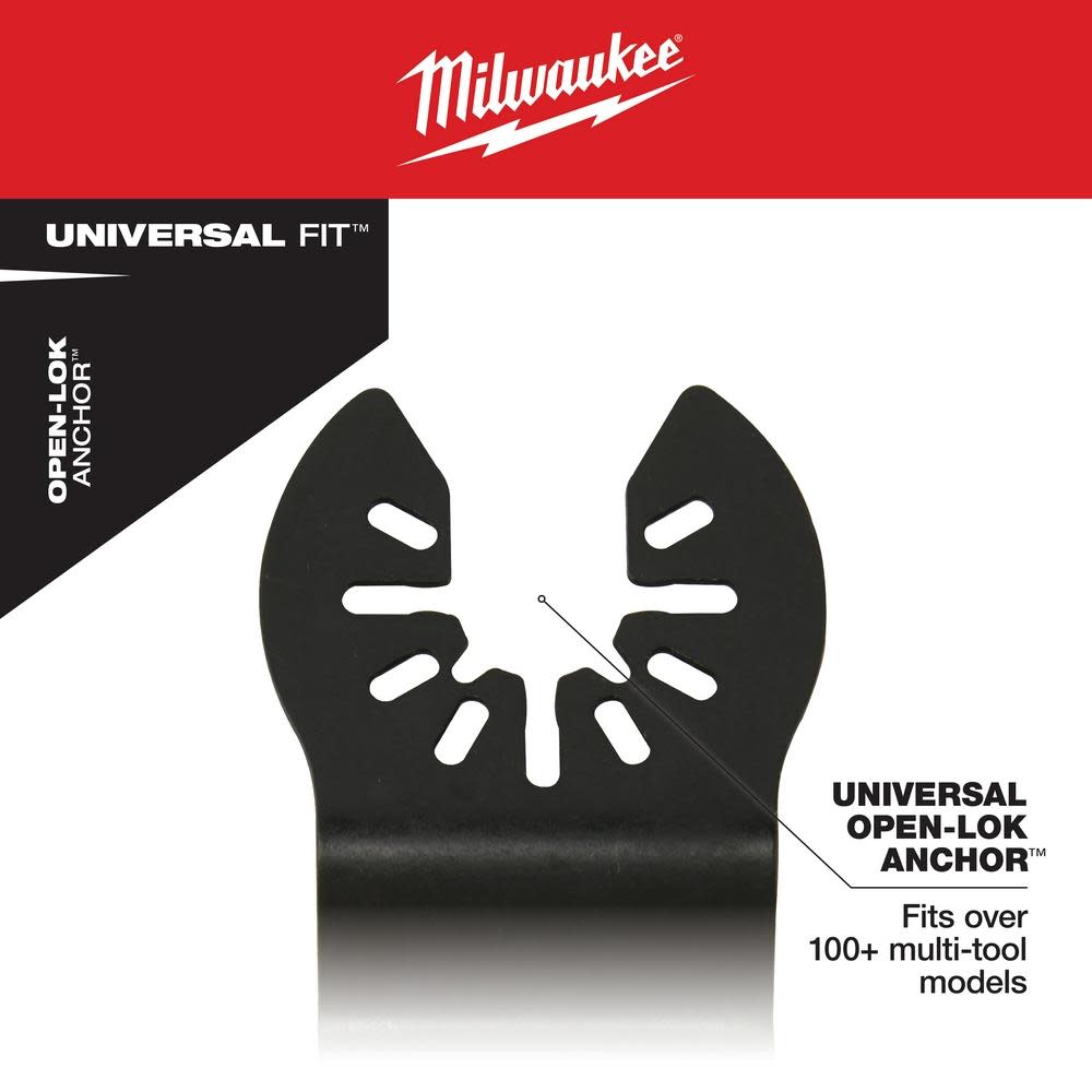 Milwaukee OPEN-LOK 1-1/8″ TITANIUM ENHANCED BI-METAL METAL BLADES 10PK - Ascmtools