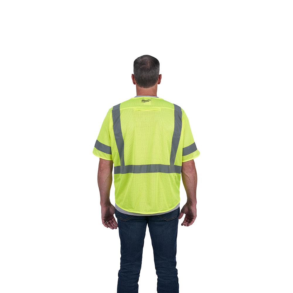 Milwaukee High Vis Safety Vest Class 3 Mesh - Ascmtools
