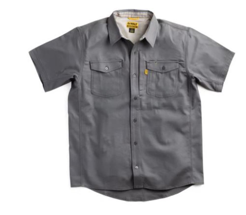 DEWALT Austin Prostretch Work Shirt Gunmetal 3X - Ascmtools