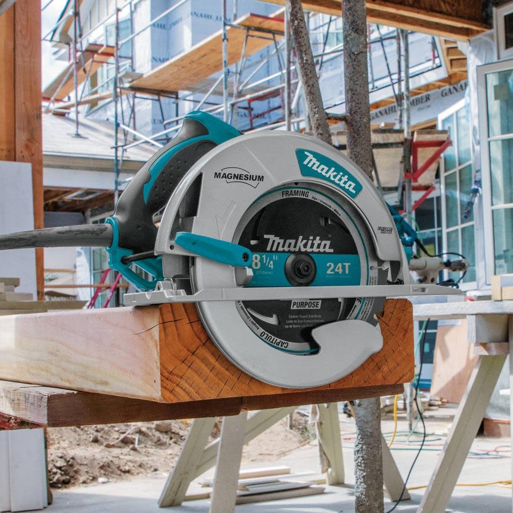 Makita 8-1/4 In. Magnesium Circular Saw with L.E.D. Lights and Electric Brake - Ascmtools