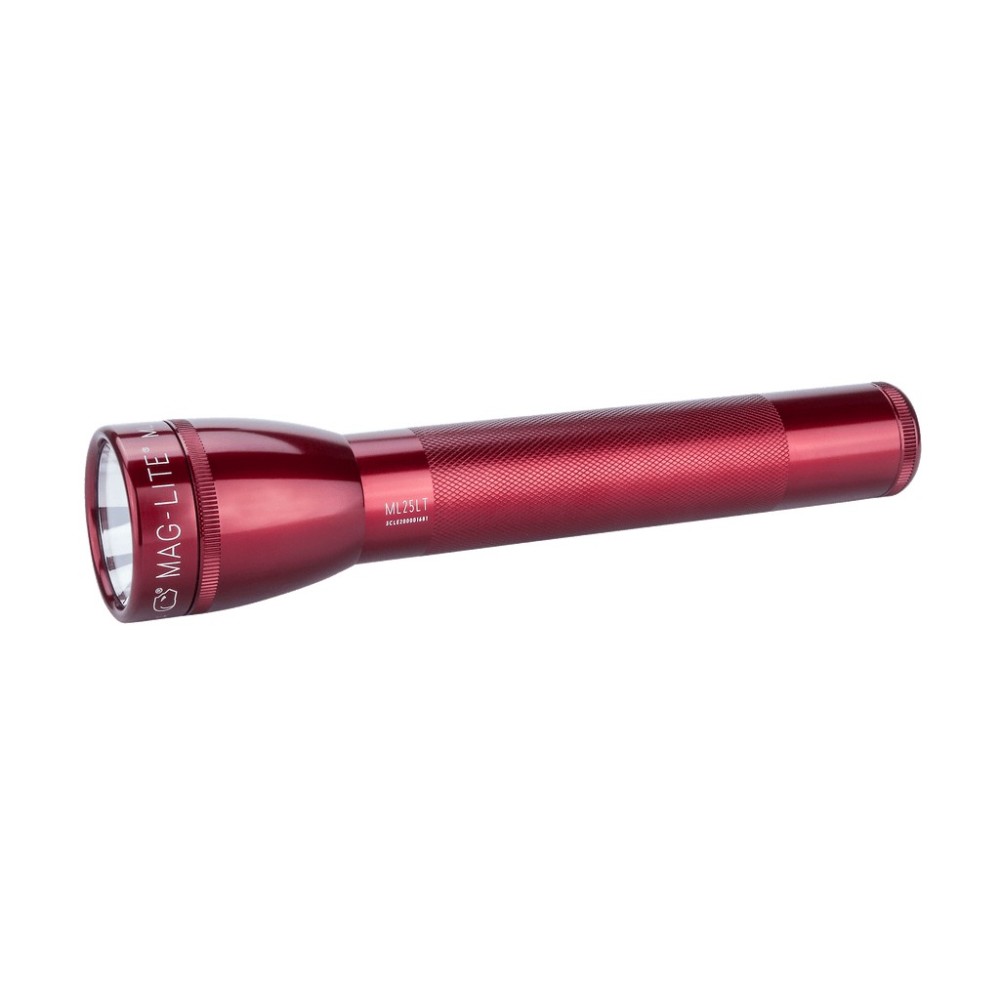Maglite Flashlight ML25LT 173 Lumens Red LED 2 Cell C - Ascmtools