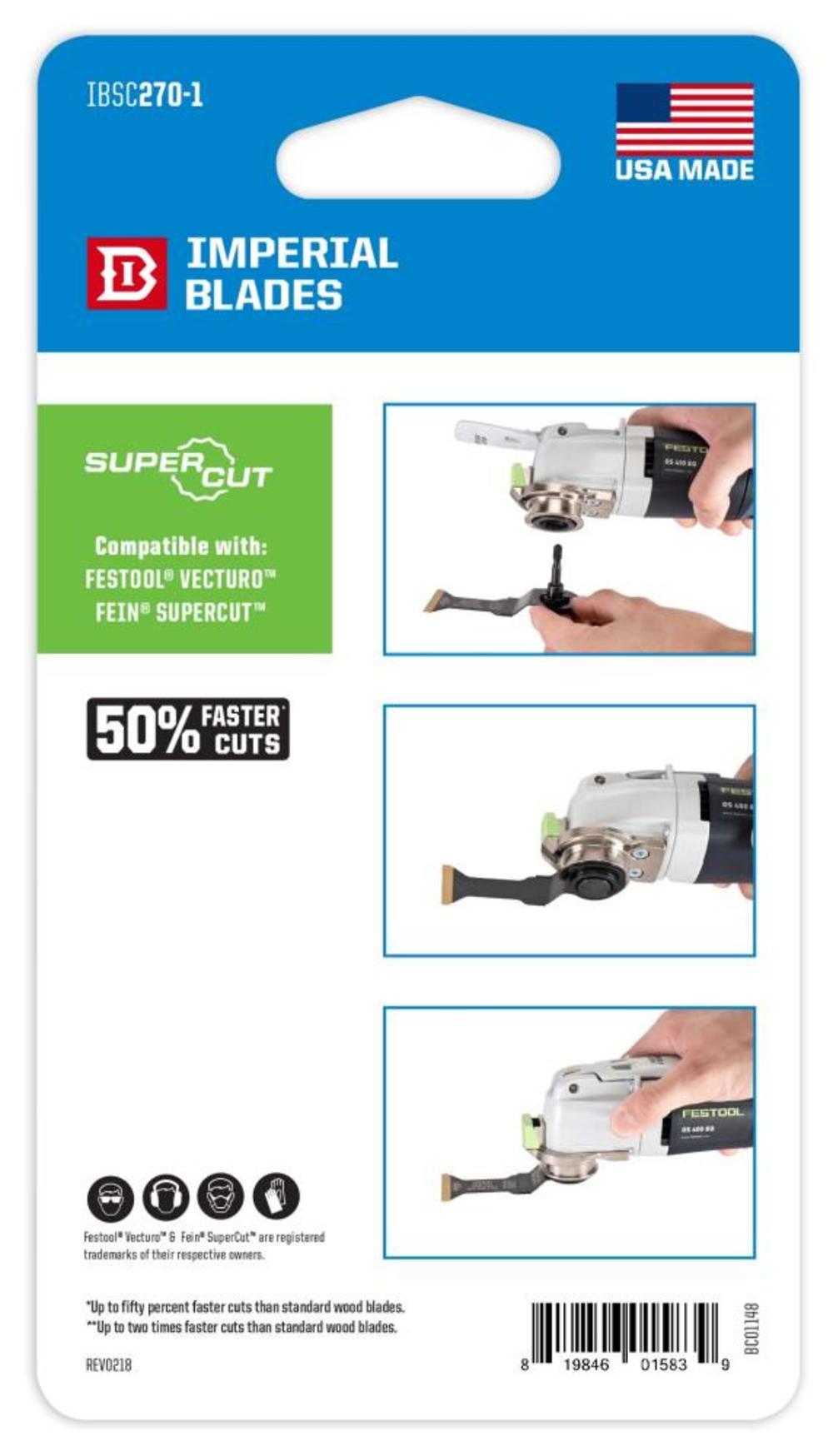 Imperial Blades SuperCut 2 1/2″ Hardwood Blade 25pc - Ascmtools