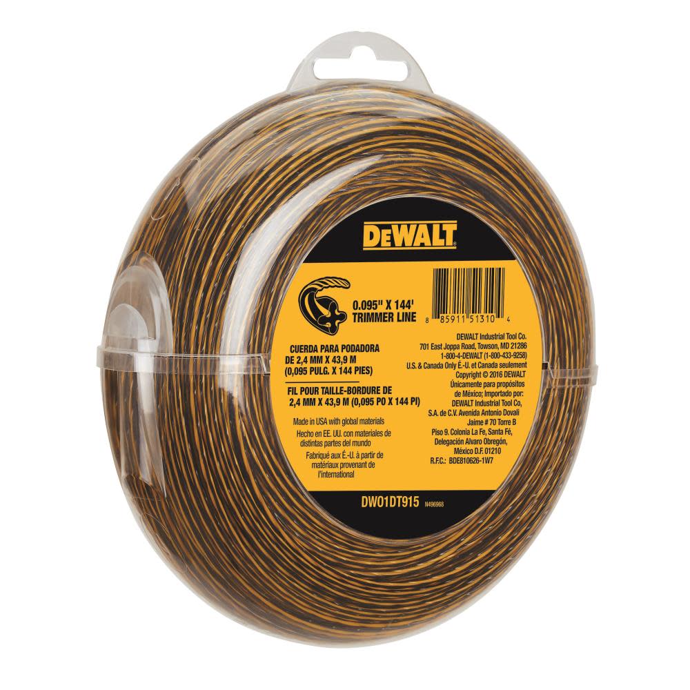 DEWALT 144-ft Spool 0.095-in Trimmer Line - Ascmtools