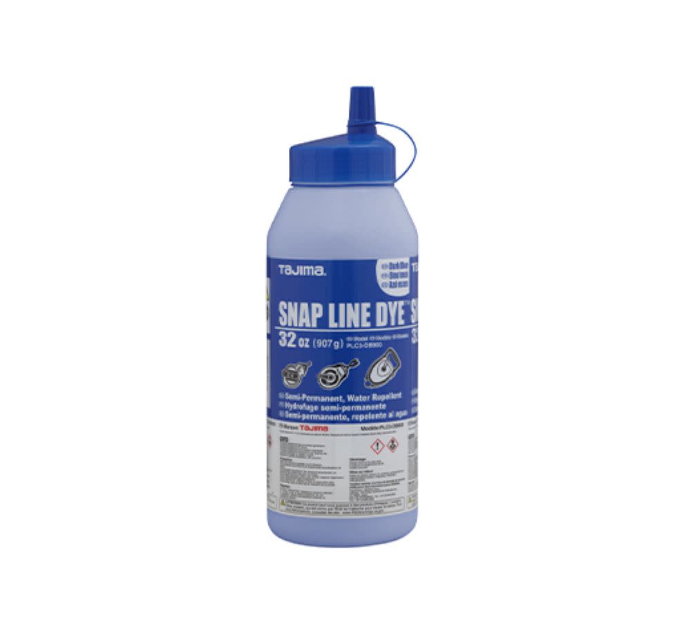 Tajima Chalk Snap Line Dye 32oz Dark Blue - Ascmtools