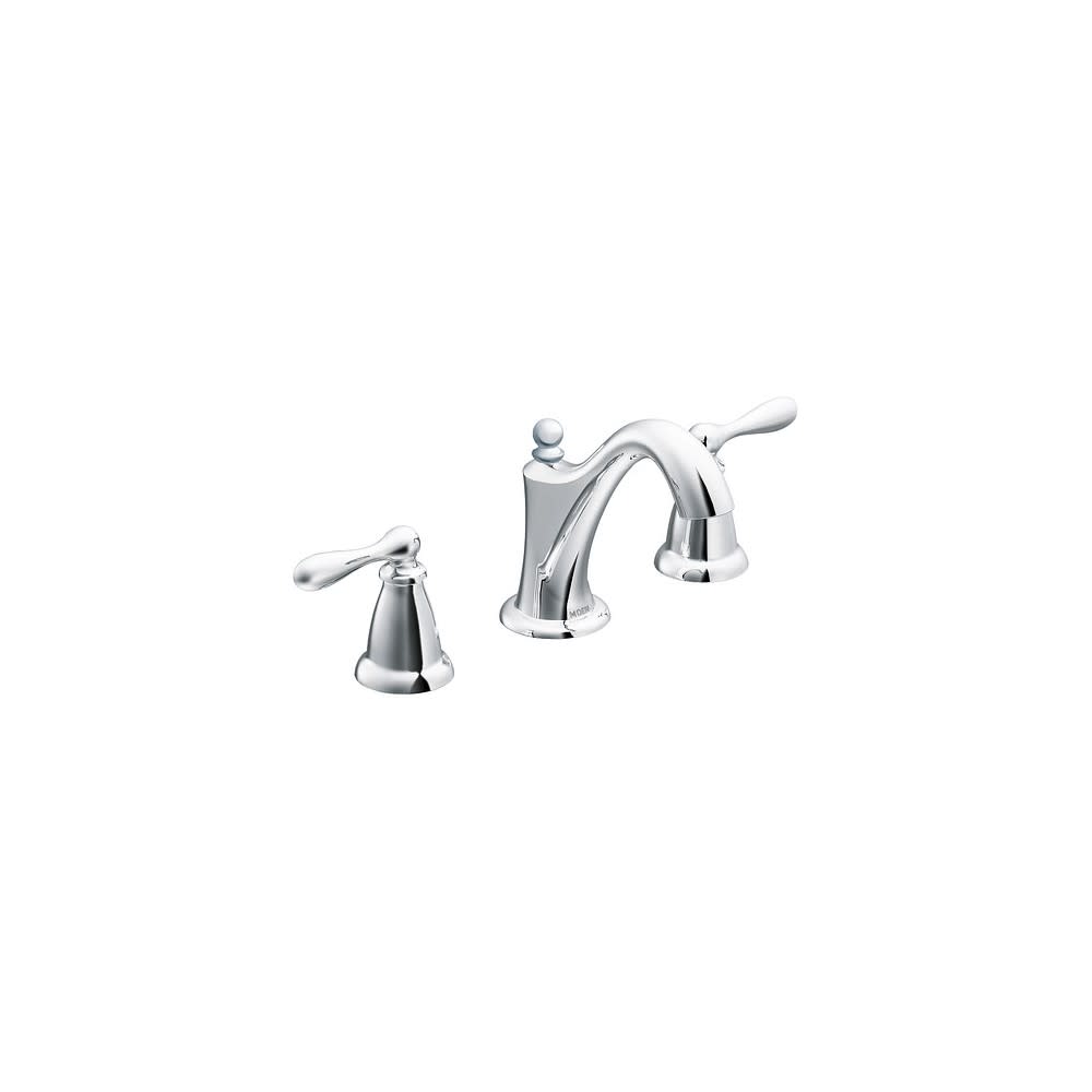 Moen Caldwell Bathroom Lavatory Faucet Chrome 2 Handle High Arc - Ascmtools
