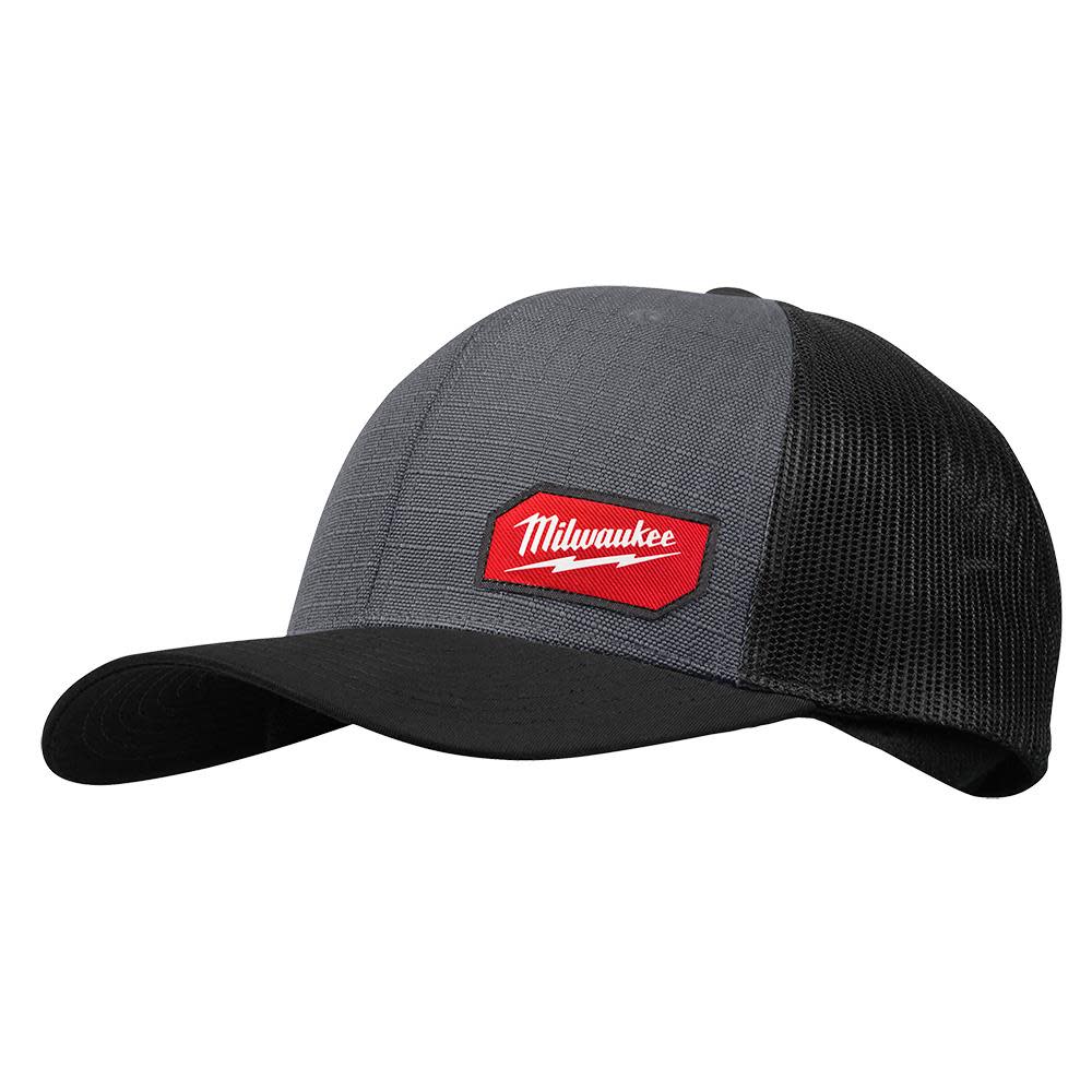 Milwaukee GRIDIRON Snapback Trucker Hat Gray - Ascmtools
