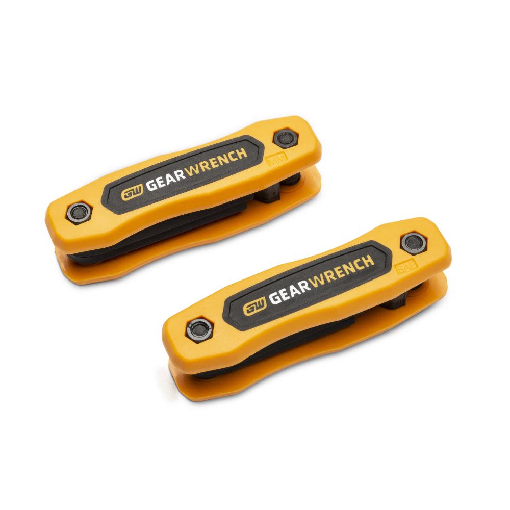 GEARWRENCH SAE/Metric Folding Hex Key Set 17pc - Ascmtools
