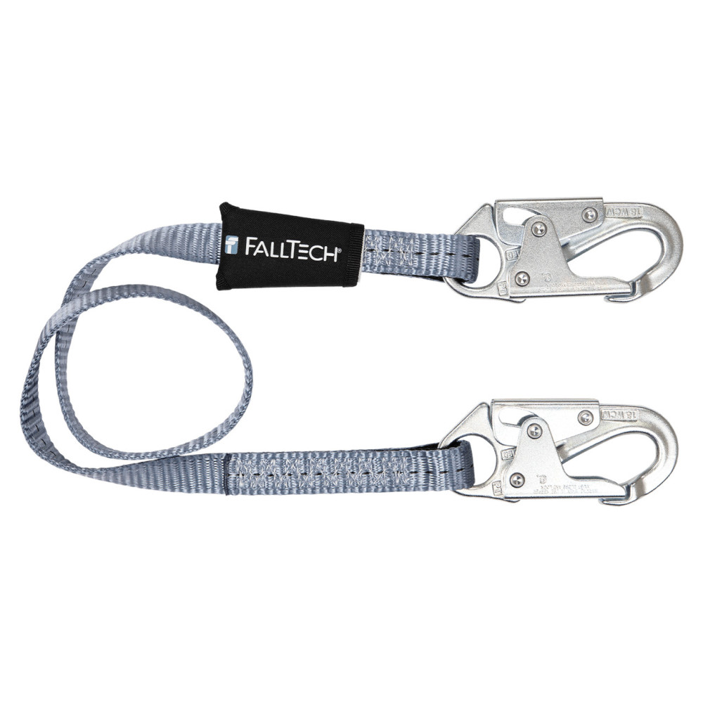 Falltech 4′ Single Leg Fixed Length Web Restraint Lanyard - Ascmtools