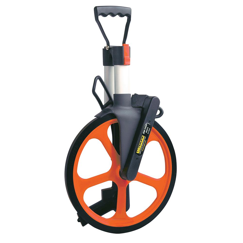 US Tape 12.5 In. Diameter DW-1000 Measuring Wheel Measures in Ft. and 10Th - Ascmtools