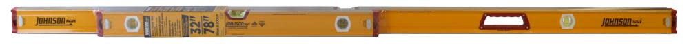 Johnson Level 32 In. & 78 In. Heavy Duty Aluminum Box Level Door Jamb Set - Ascmtools