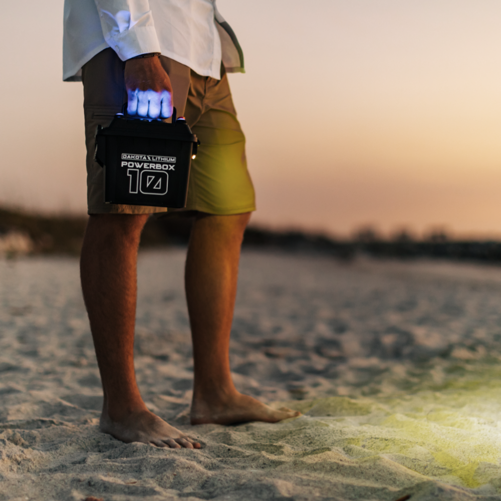 Dakota Lithium 12V 10Ah Power Box 10 Battery with Charger - Ascmtools