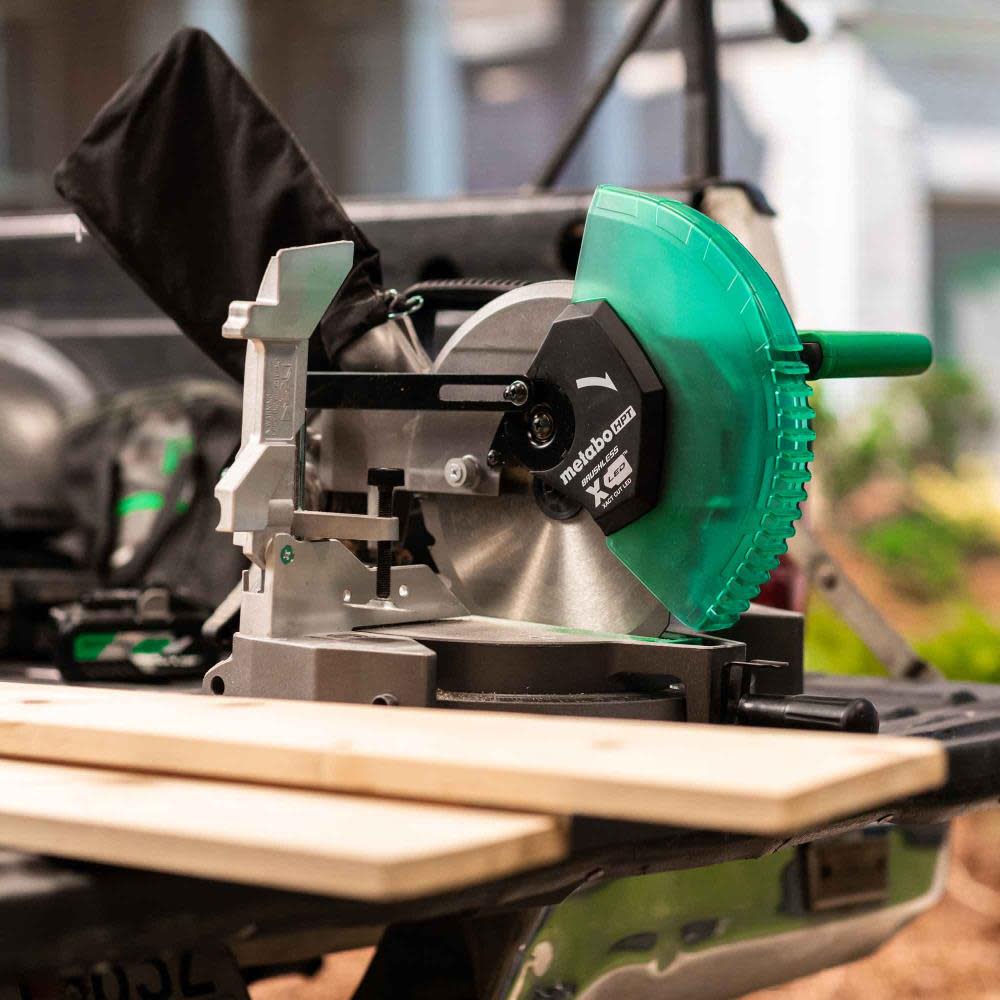 Metabo HPT 18V MultiVolt Cordless 10 Inch Single Bevel Miter Saw - Ascmtools