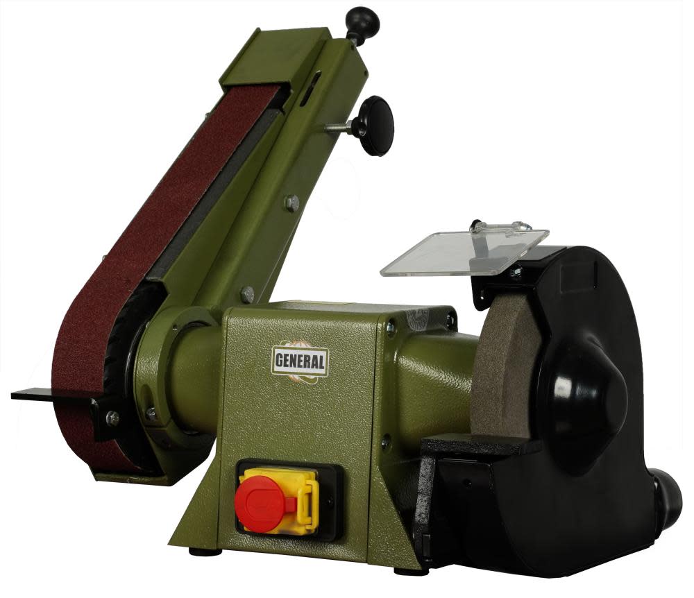 General International 39 3/8″ x 2″ Belt Sander 8″ Grinder - Ascmtools