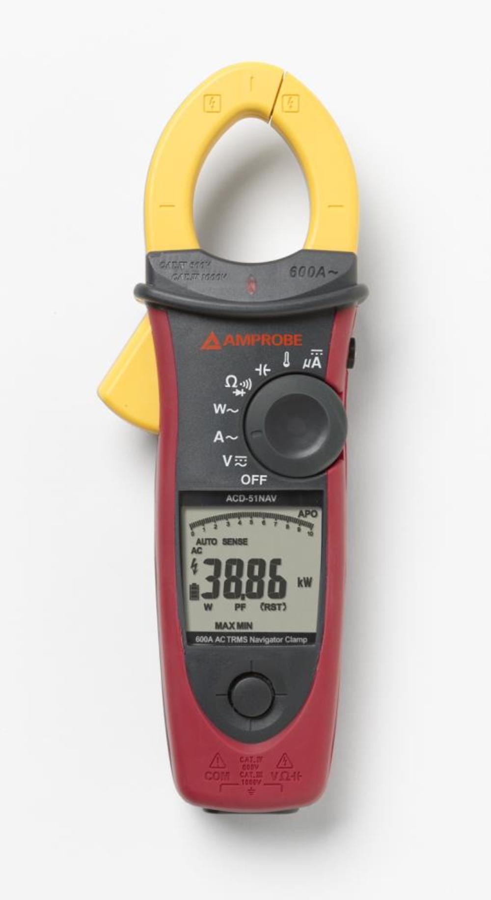 Fluke ACDC-52NAV 600 A AC/DC TRMS Navigator Clamp - Ascmtools