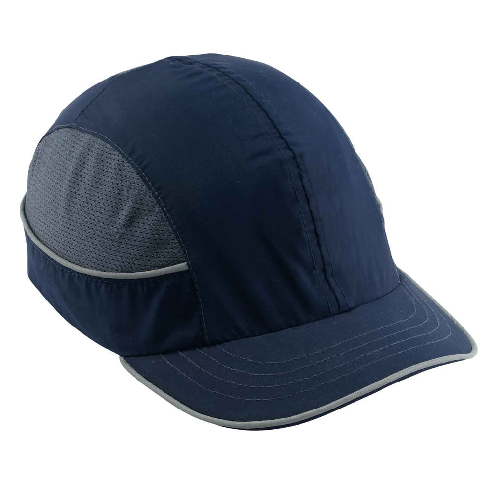 Ergodyne Skullerz 8950 Navy Short Brim Bump Cap - Ascmtools